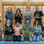 真菰でミニ茅の輪作り ×  龍体文字ワークショップ